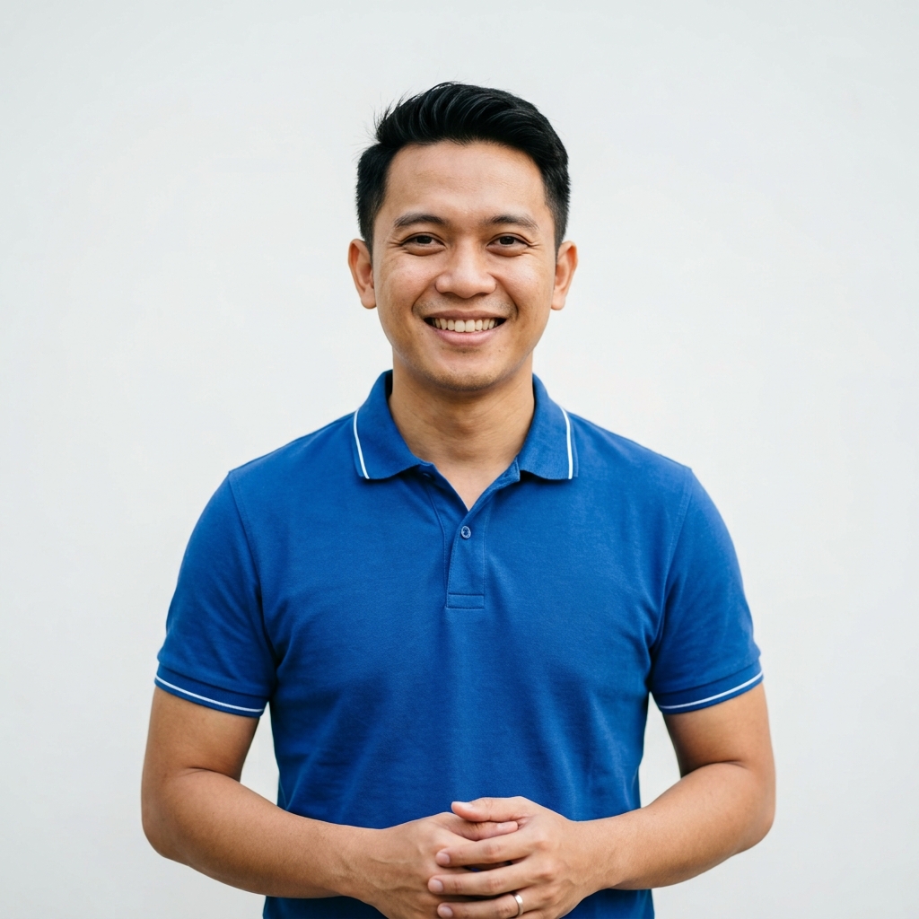 Foto profil ibu tersenyum
